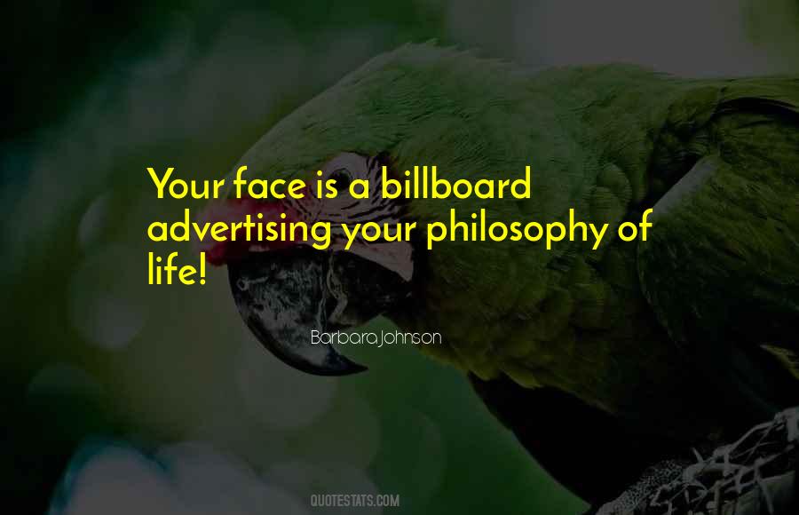 Billboard Advertising Quotes #286999