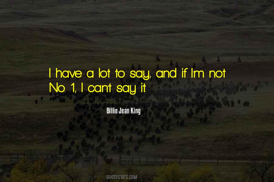 Billie Jean Quotes #1432069