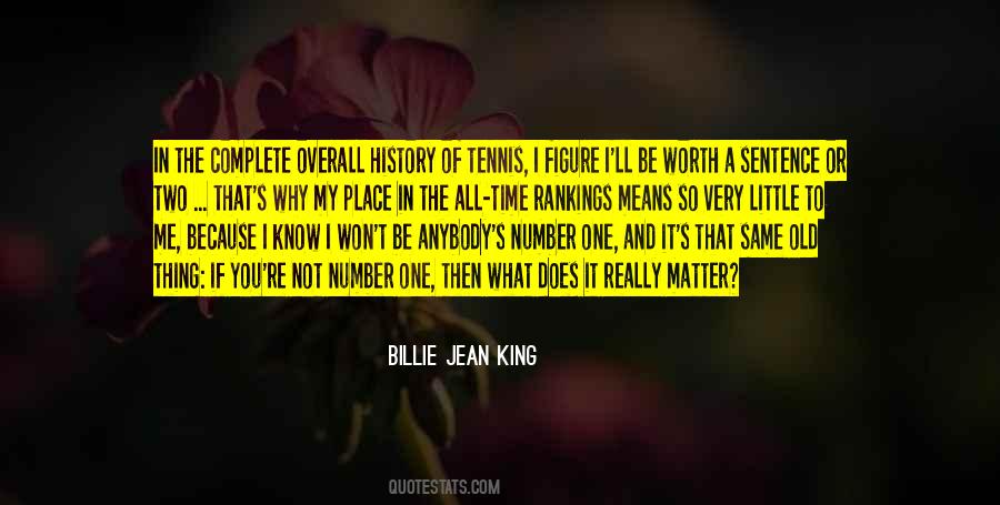 Billie Jean Quotes #354507