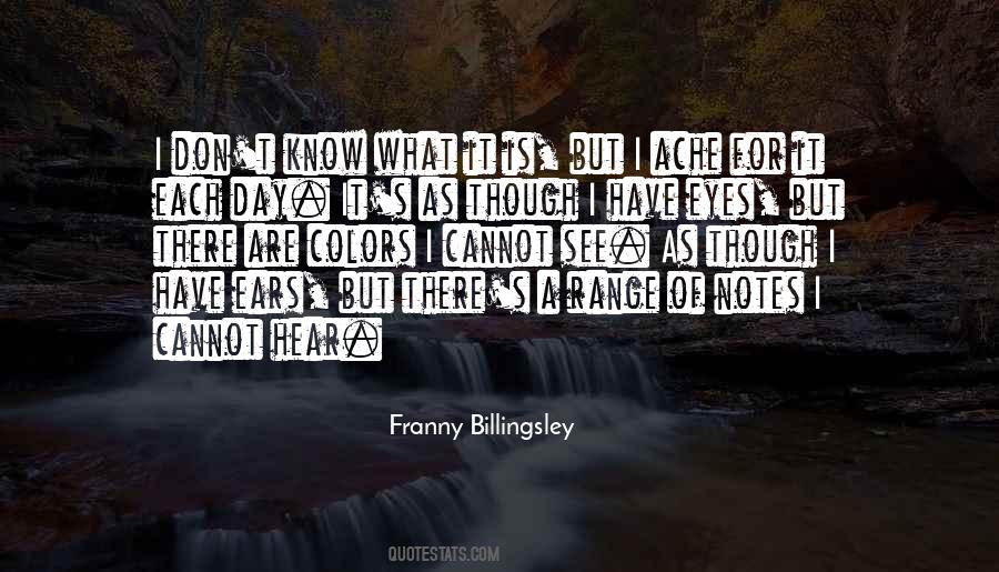 Billingsley Quotes #1764765