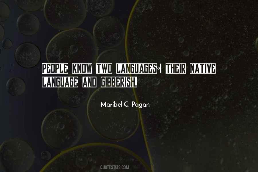 Gibberish Language Quotes #417225
