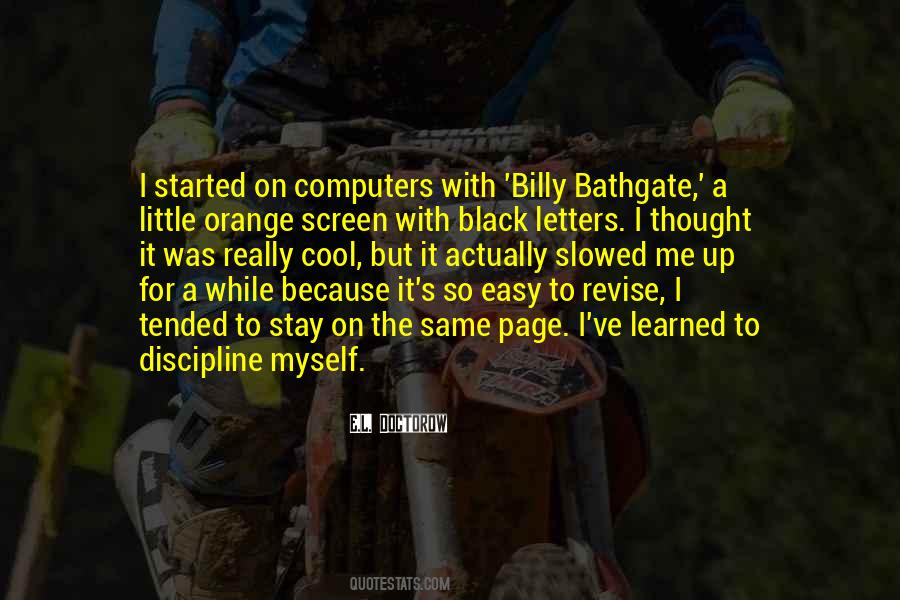 Billy Bathgate Quotes #1868709