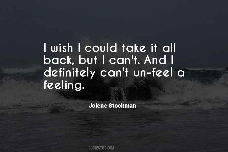 Un Feel Quotes #1524966