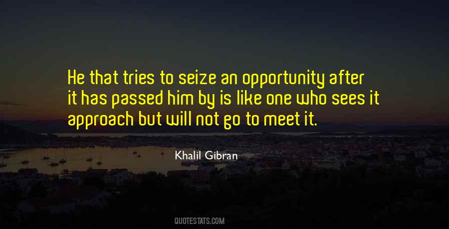 Opportunity To Meet Quotes #1271665