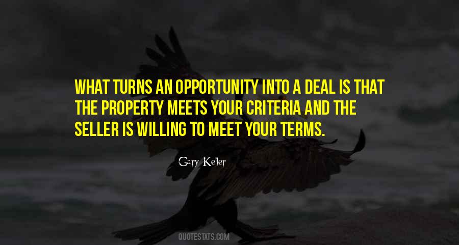 Opportunity To Meet Quotes #1427919