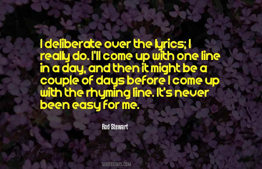 Easy Days Quotes #1858291
