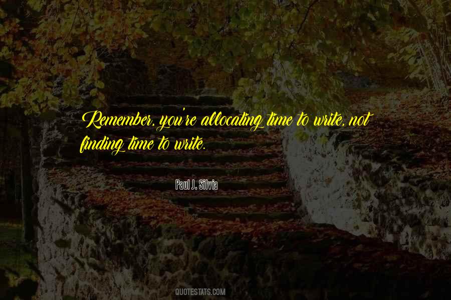 Finding Time Quotes #315710