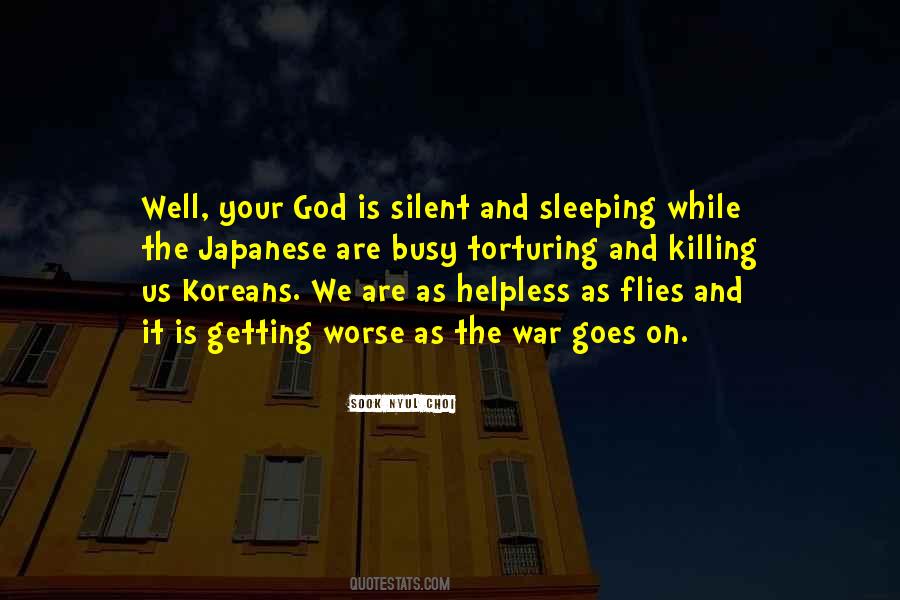 Silent God Quotes #229199