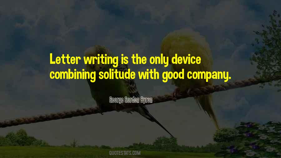 Letter The Quotes #110767