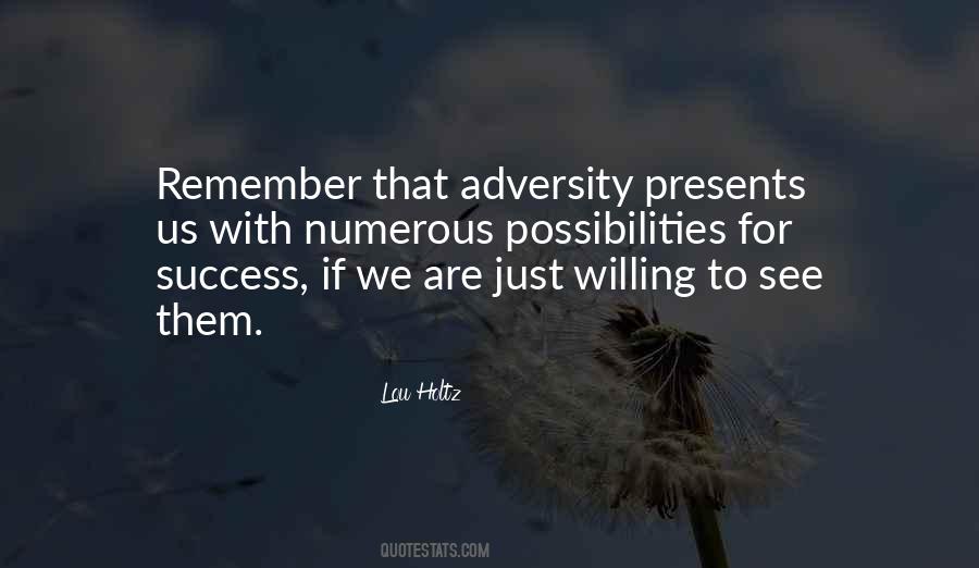 Adversity Inspirational Quotes #66508
