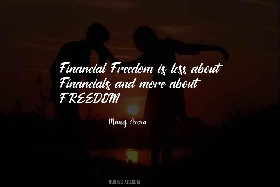 Freedom Financial Quotes #652493