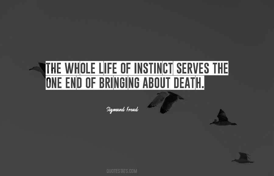 Death Instinct Quotes #568792