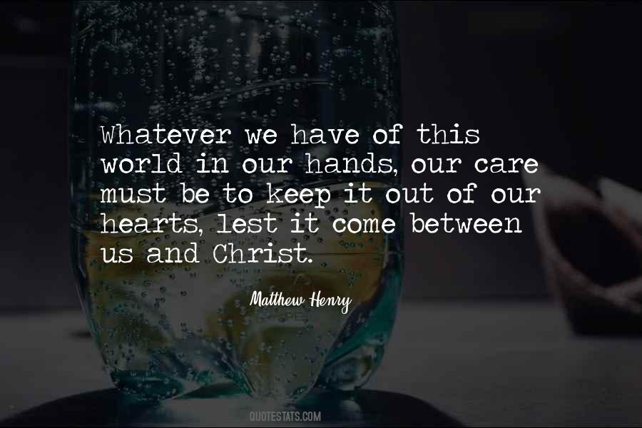 World In Our Hands Quotes #1655259
