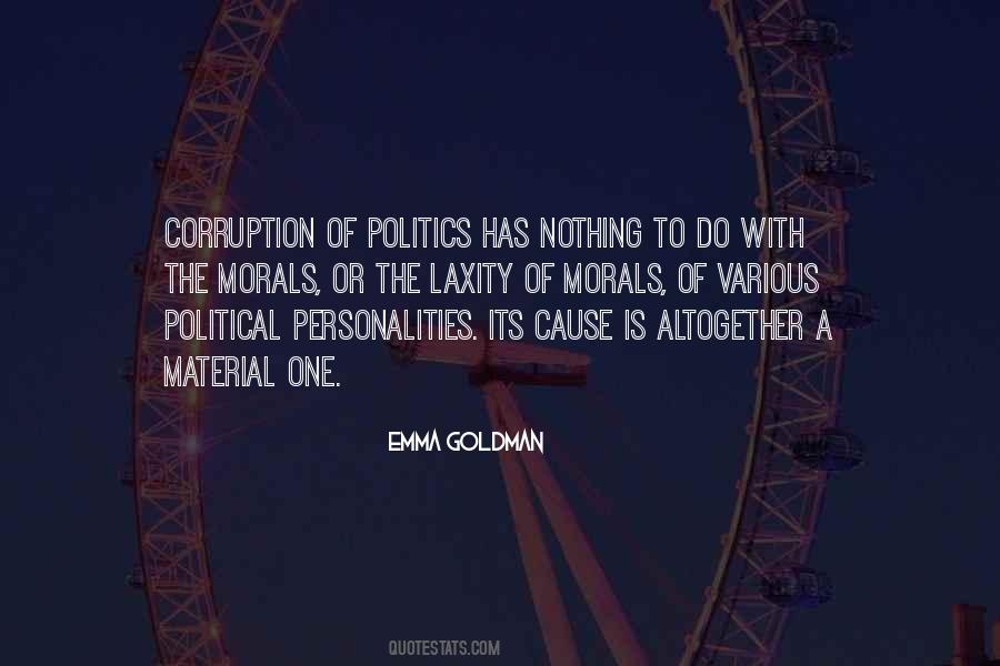 Corruption Politics Quotes #1496027
