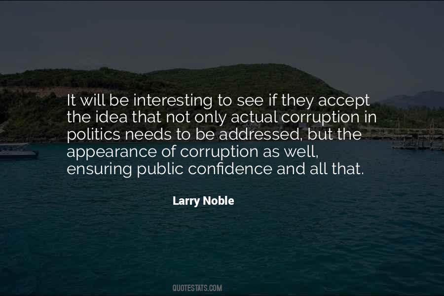 Corruption Politics Quotes #1517741
