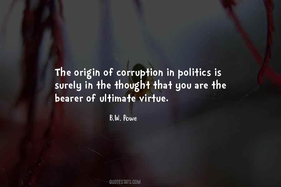 Corruption Politics Quotes #617523