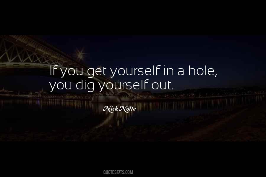 In A Hole Quotes #1112696