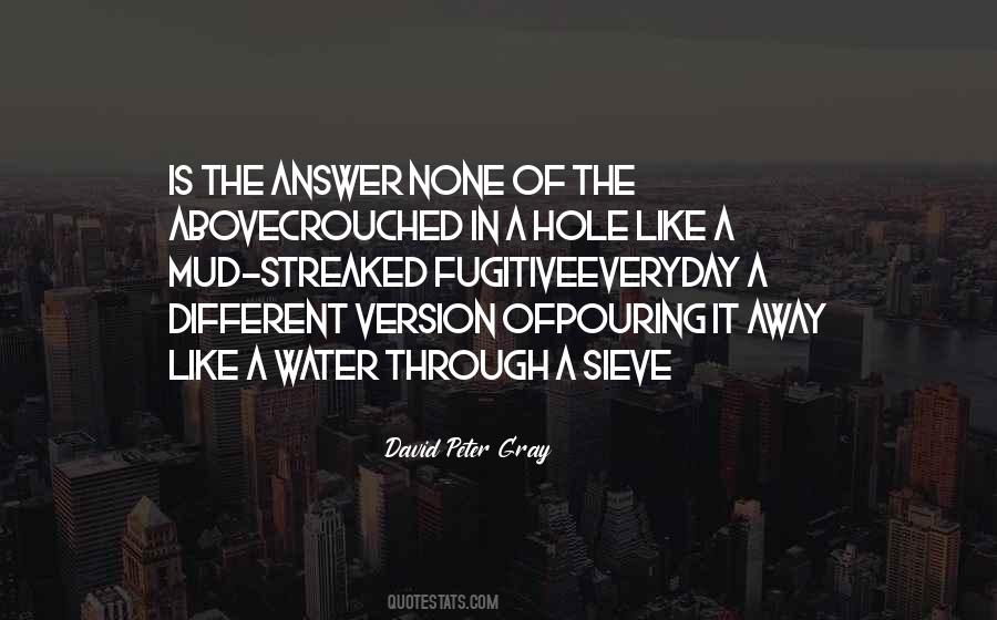In A Hole Quotes #1733640