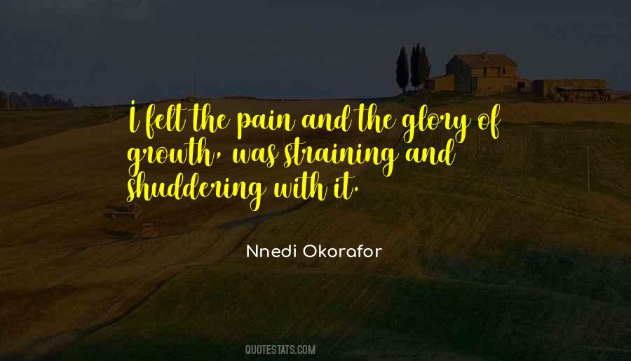 Felt The Pain Quotes #47017