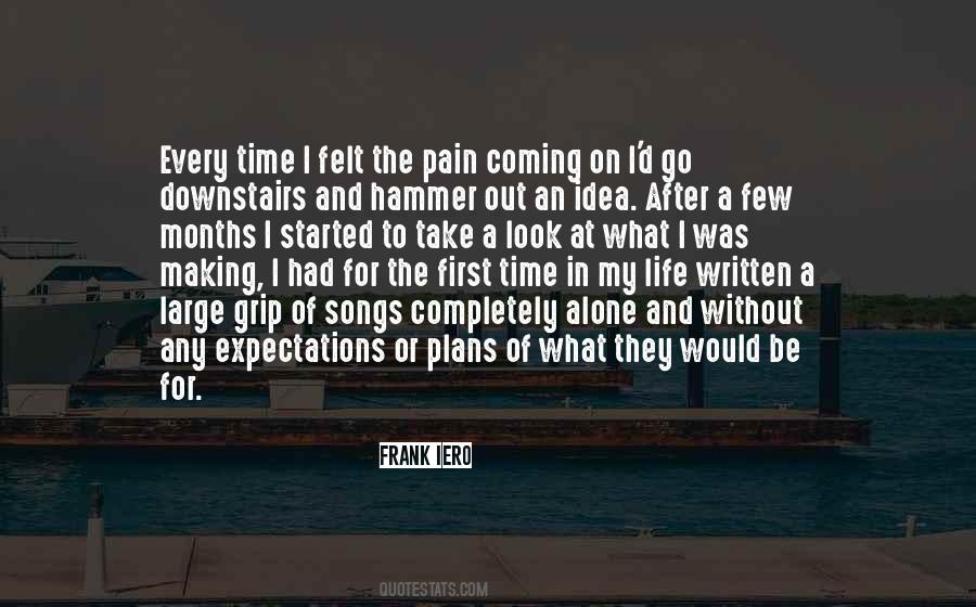 Felt The Pain Quotes #993990