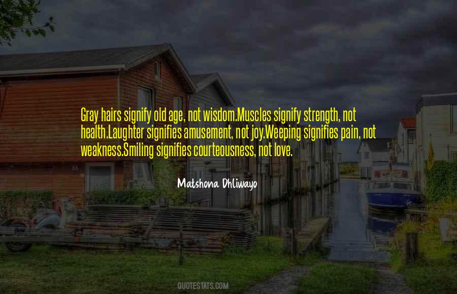 Pain Is Weakness Quotes #1043868