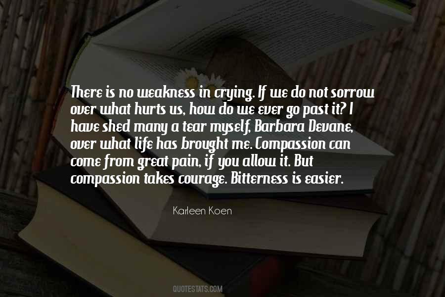 Pain Is Weakness Quotes #105929