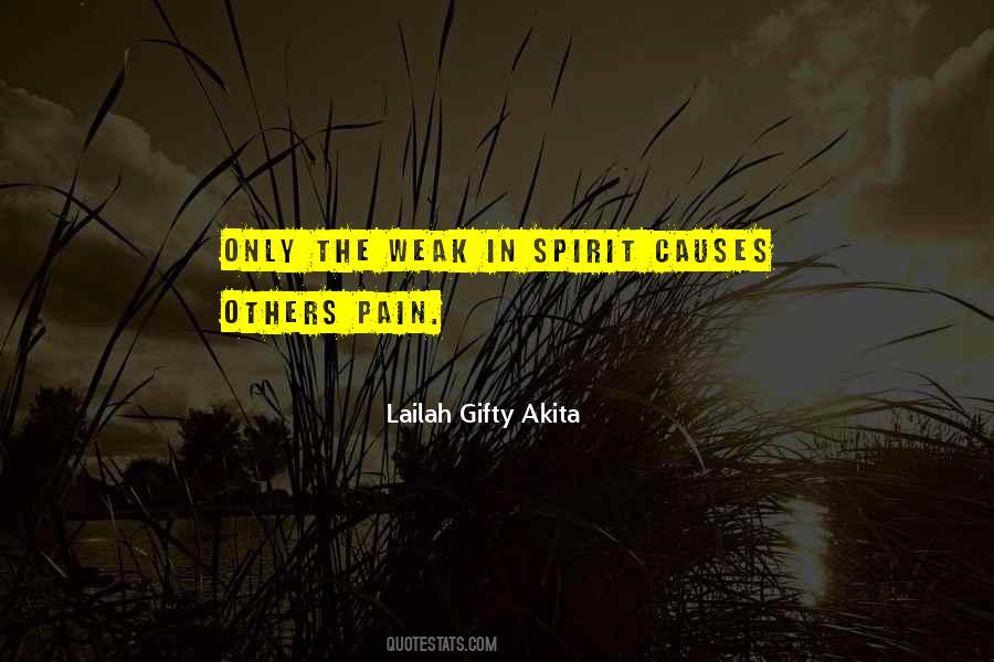 Pain Is Weakness Quotes #1075360