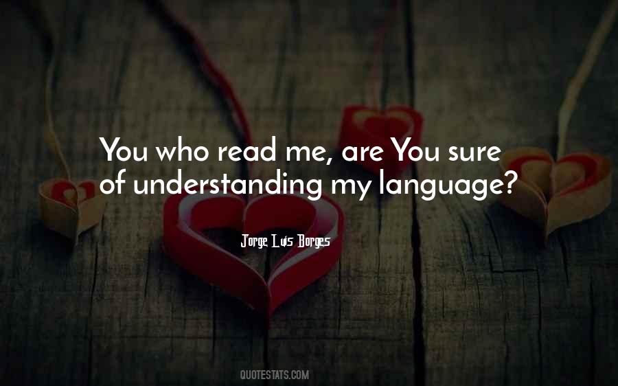 Language Understanding Quotes #1013957