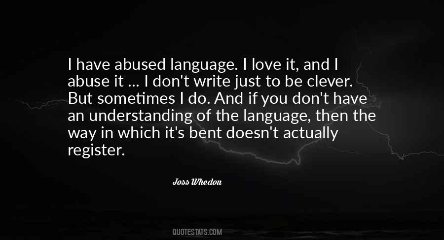 Language Understanding Quotes #299015