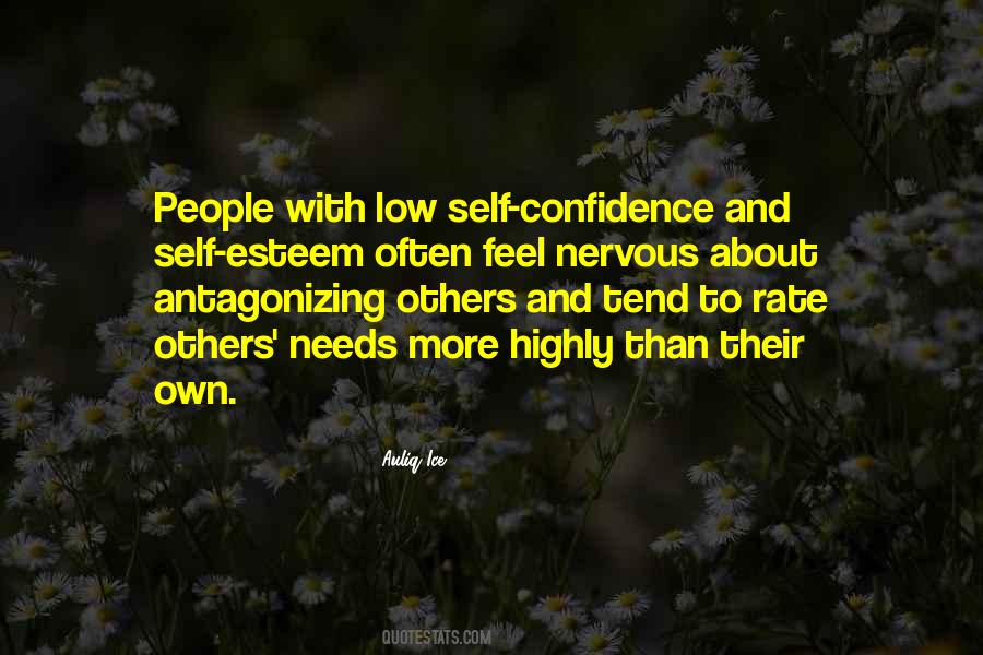 Quotes About Low Self Confidence #1685851