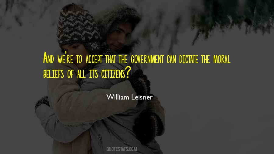 Moral Beliefs Quotes #180834