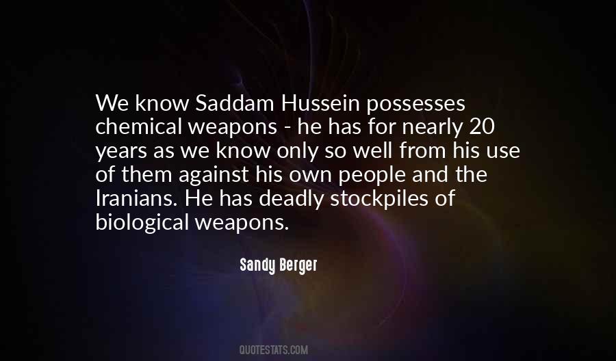 Biological And Chemical Weapons Quotes #1878516
