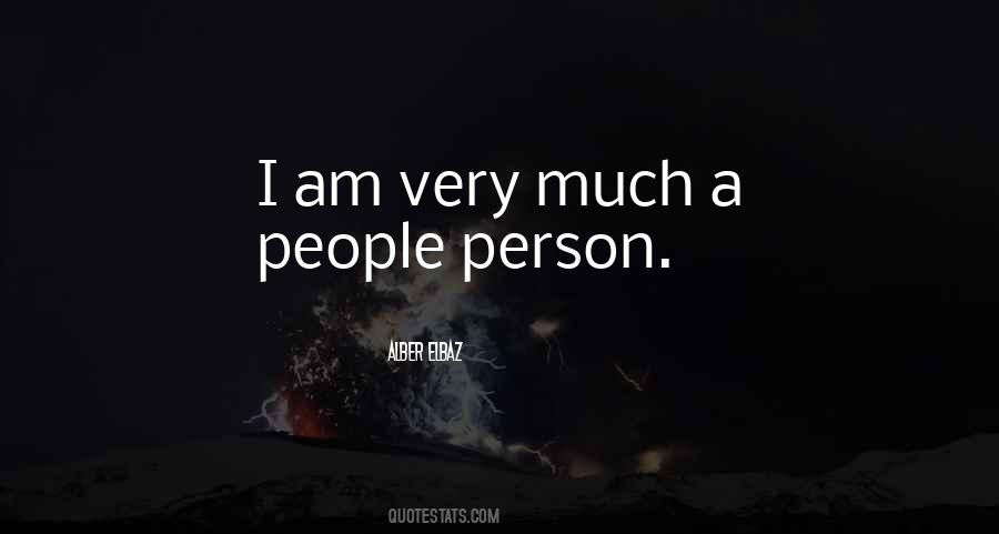 People Person Quotes #1333037