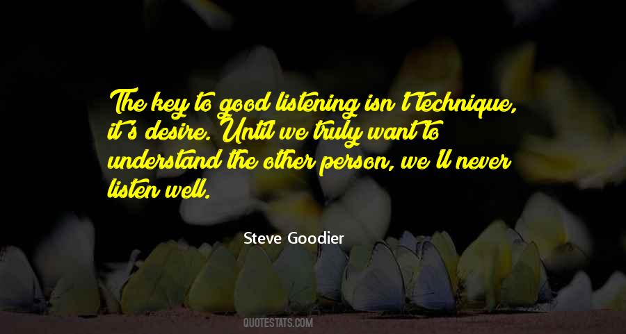 1 Listen Person Quotes #27895