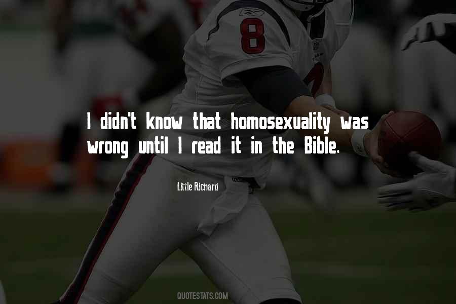 Bible Homosexuality Quotes #632605