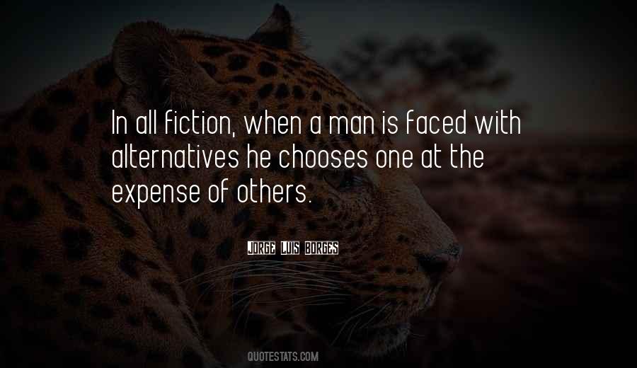 Borges Fiction Quotes #794526