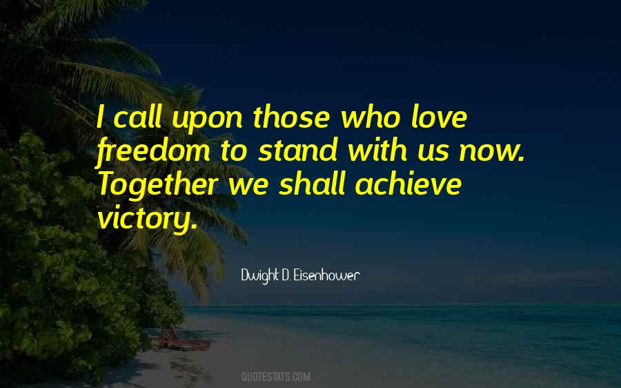 Victory Together Quotes #1114152