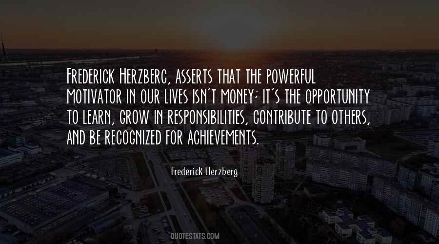 Opportunity And Responsibility Quotes #1164644