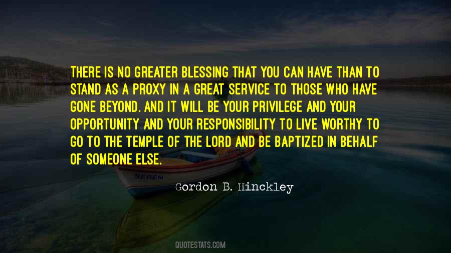 Opportunity And Responsibility Quotes #1216467