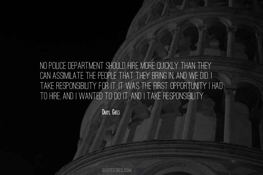 Opportunity And Responsibility Quotes #605282