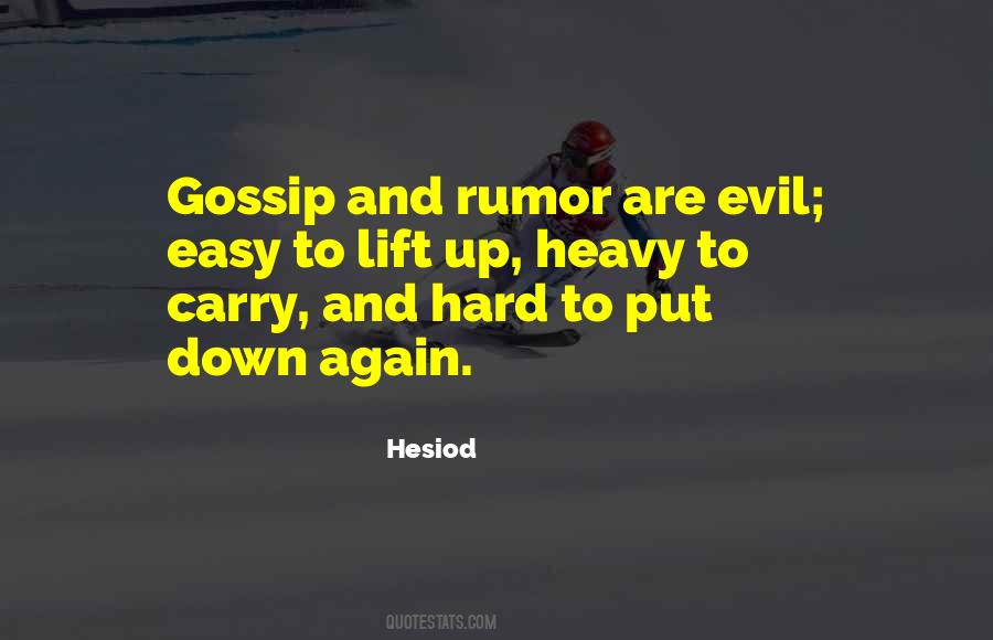 Gossip Rumor Quotes #1303683