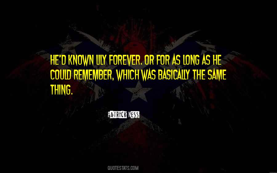 How Long Is Forever Quotes #41916