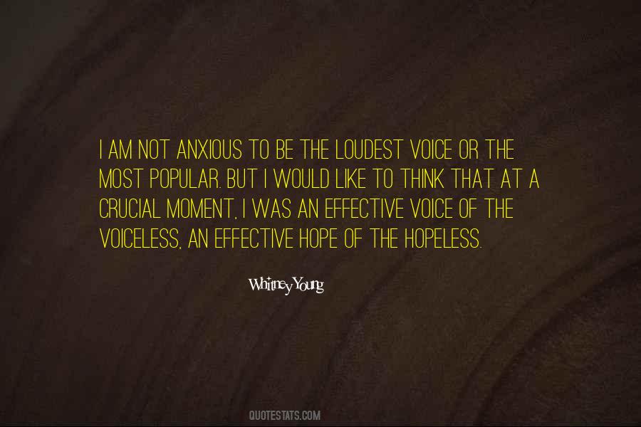 Voice For Voiceless Quotes #347888