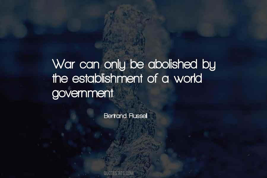 World Government Quotes #731965