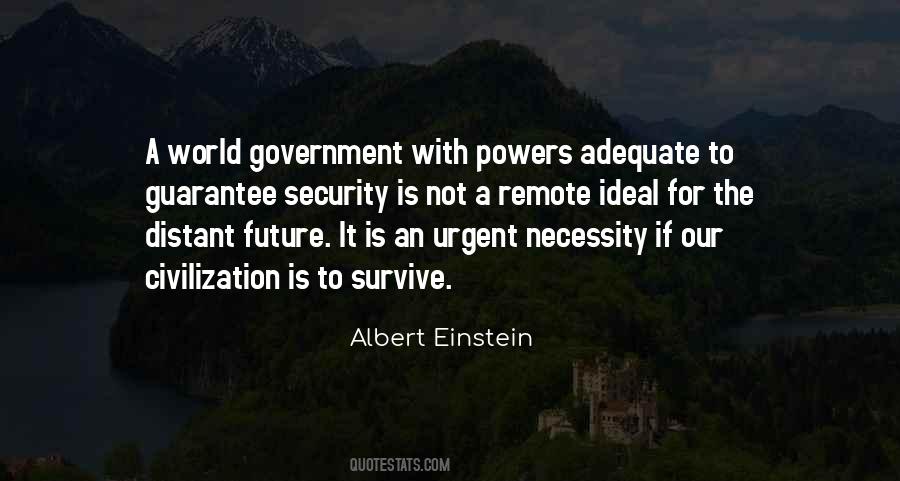 World Government Quotes #890931