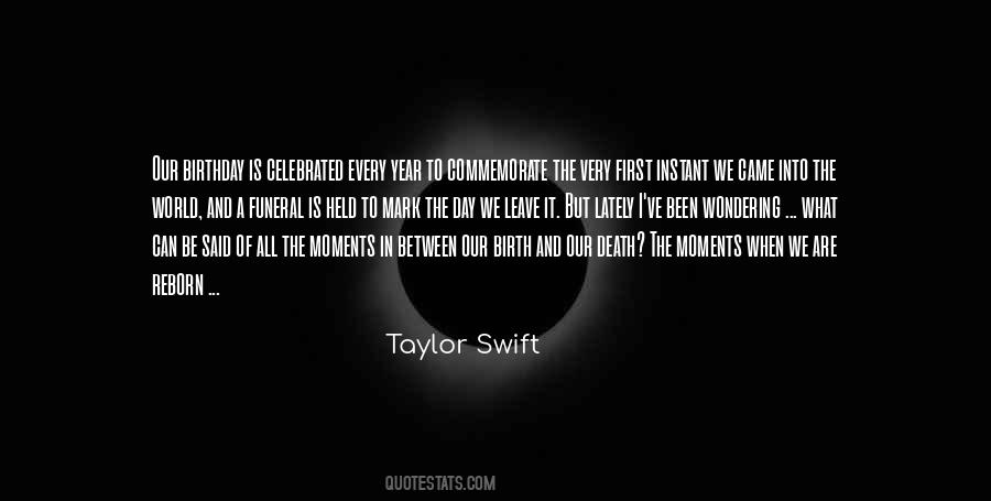 Birthday Death Quotes #293401