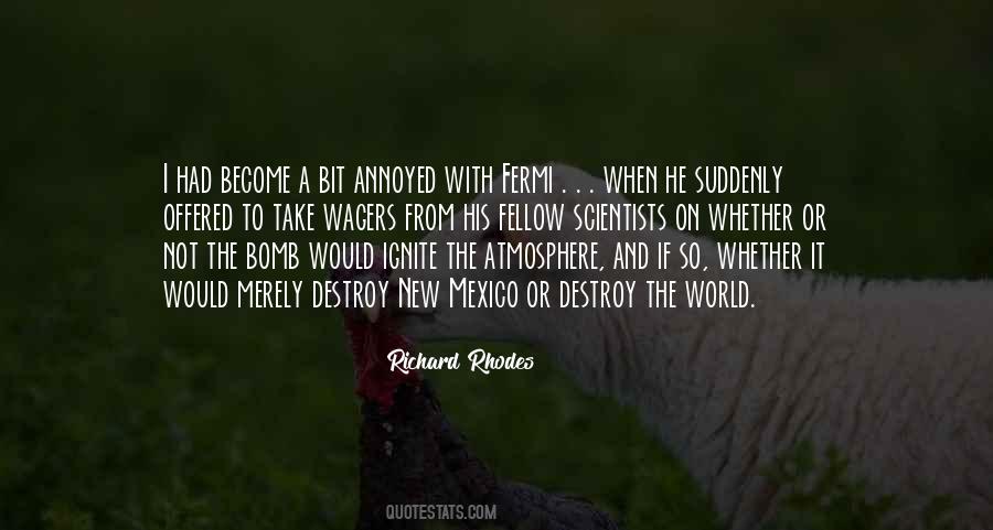Bomb The World Quotes #1859701