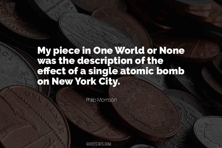 Bomb The World Quotes #815059