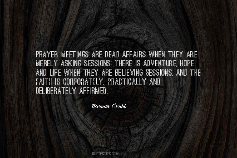 Prayer Meetings Quotes #70311