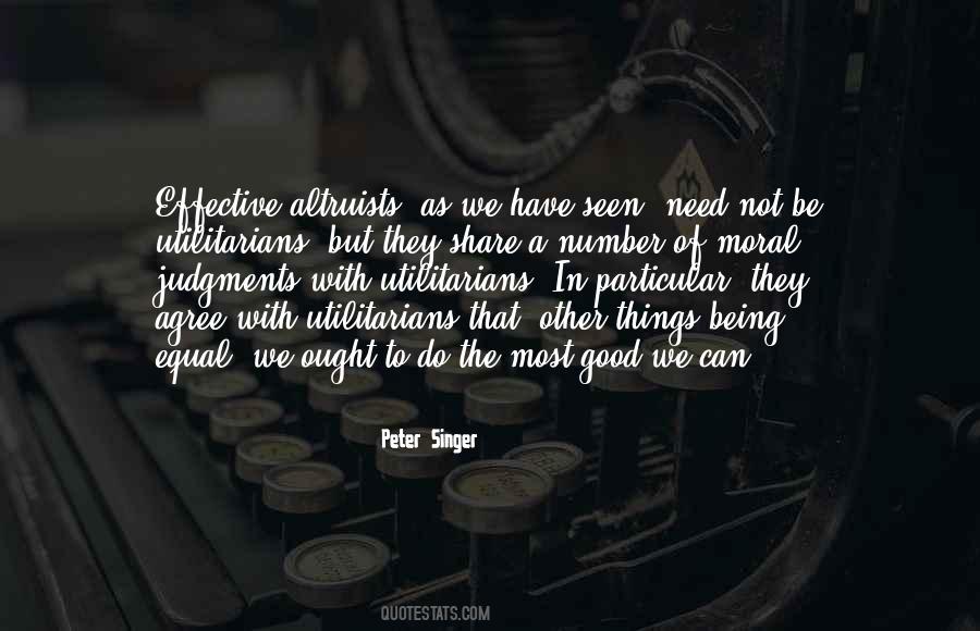 Utilitarians 7 Quotes #713003